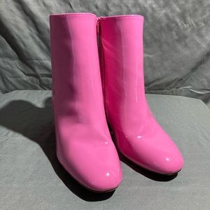 Pink boots Shein size 8.5